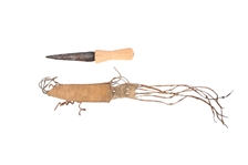 American Indian Bone Handle Knife & Sheath