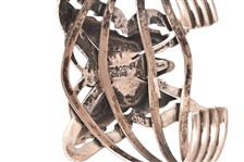 Navajo Indian Signed Butterfly Bracelet