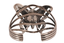 Navajo Indian Signed Butterfly Bracelet