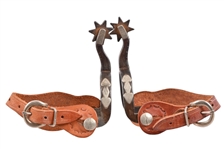 Kelly Bros Marked Double Mounted Spurs