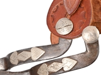 Kelly Bros Marked Double Mounted Spurs