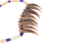 Indian Claw & Bone Hair Pipe Necklace