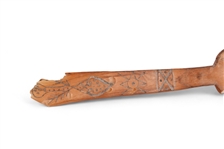 Two Native American Indian Horn Spoons