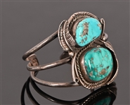 Navajo Turquoise Silver Bracelet