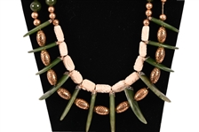 Canadian Jade Bear Claw Necklace