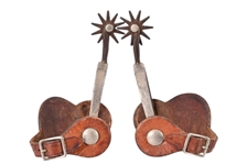CT Shipley Marked Double Mounted Spurs