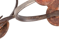 CT Shipley Marked Double Mounted Spurs