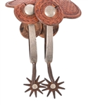 CT Shipley Marked Double Mounted Spurs