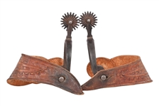 AB Buermann Silver Mounted Ladies Spurs
