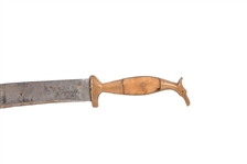 Horse Head Indian Knife w/ Horn Handle