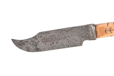 Three Native American Bone Handle Knives
