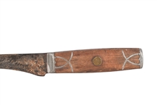 Three Native American Bone Handle Knives