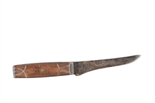 Three Native American Bone Handle Knives