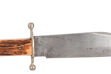 Anton Wingen Jr. Solingen Stag Handle Bowie Knife