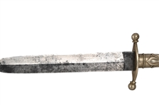 Scarce Manson Sheffield Etched Fighting Knife