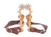 Buermann Hercules Bronze Horse-Head Spurs & Bit