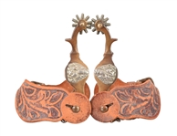 Hercules Bronze Buffalo Head Matching Spurs & Bit