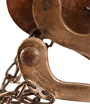 Hercules Bronze Spurs & Matching Indian Head Bit