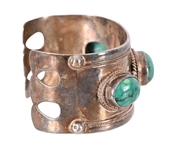 Turquoise Sterling Silver Indian Bracelet
