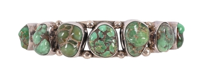 Turquoise Sterling Silver Indian Bracelet