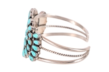 Navajo Indian Turquoise Sterling Silver Bracelet