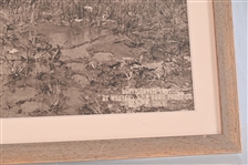 Buffalo Print 1957 Western Game Photo Co. Colorado