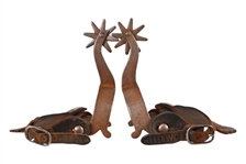 Rex Schnitger Cheyenne Split Heel Gooseneck Spurs