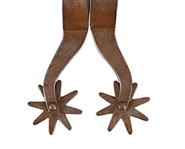 Rex Schnitger Cheyenne Split Heel Gooseneck Spurs