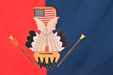 Arapaho Indian Peyote Ceremonial Shawl
