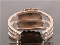 A&J Blackgoat Sterling & Turquoise Cuff Bracelet