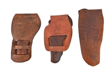 3 Holsters Double Loop & Horse & Rider Holsters