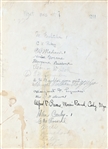 Charles Russell Original Photo & Signatures 1915