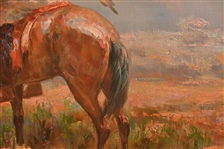 Native American Indian Painting by Troy Denton