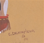Pair of Cal Calnimptewa American Indian Paintings