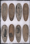 Collection of Buffalo Horn Butt Plates