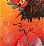Painted Buffalo Skull, by Quanah Parker Burgess