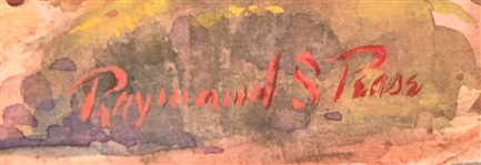 Raymond Pease Original Watercolor