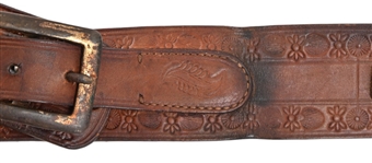 Rare Horse & Rider Holster Belt
