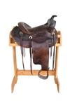 Heiser Attributed Tooled Western Saddle