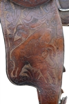 Heiser Attributed Tooled Western Saddle