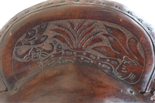 Heiser Attributed Tooled Western Saddle