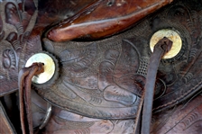 Heiser Attributed Tooled Western Saddle