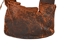 Antique Leather Gun/Money Belt & Satchel