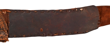 Antique Leather Gun/Money Belt & Satchel