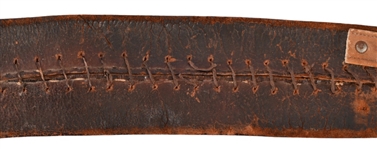 Antique Leather Gun/Money Belt & Satchel