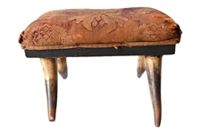 Antique Horn Footstool