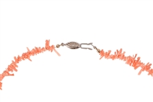 Pink Coral Indian Necklace