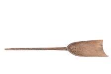 Big Carved Wooden Shovel & Dough Bowl
