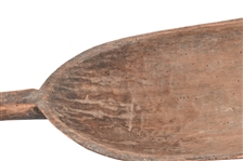 Big Carved Wooden Shovel & Dough Bowl