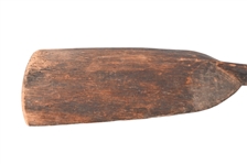 Big Carved Wooden Shovel & Dough Bowl